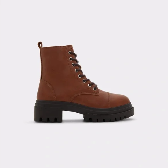Aldo | Shoes | Aldo Leather Laceup Combat Boots | Poshmark display picture 2